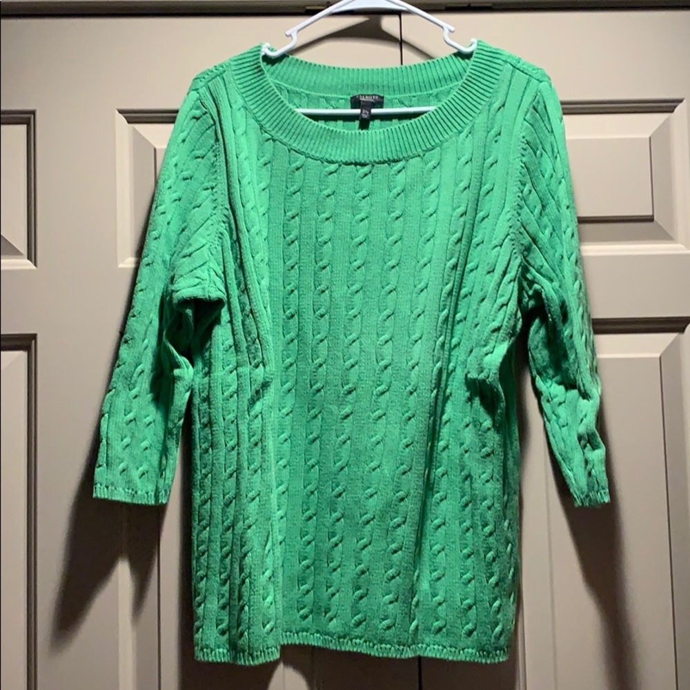 Talbots Cable Cotton Sweater